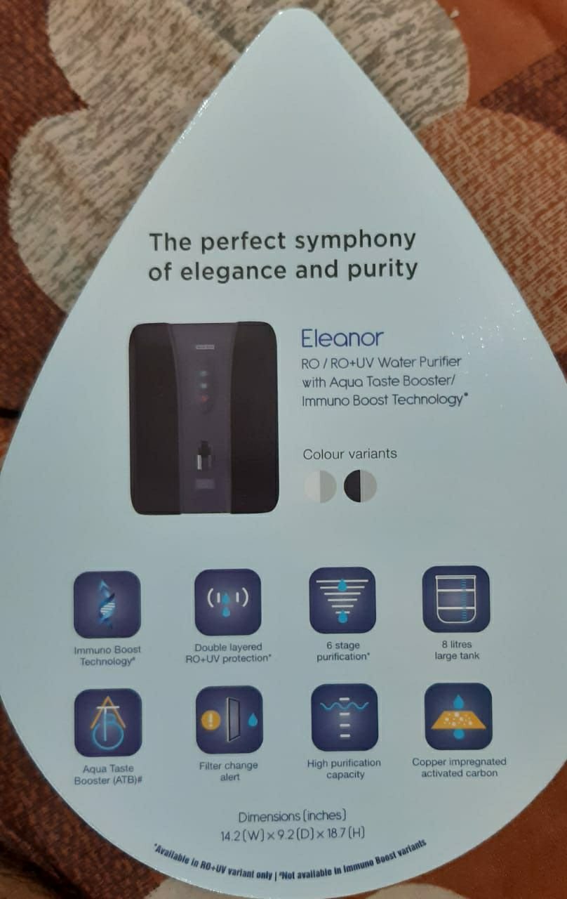 Blue Star Eleanor RO, 8 LTR. RO Water Purifier with A.T.B, Black - Image 3