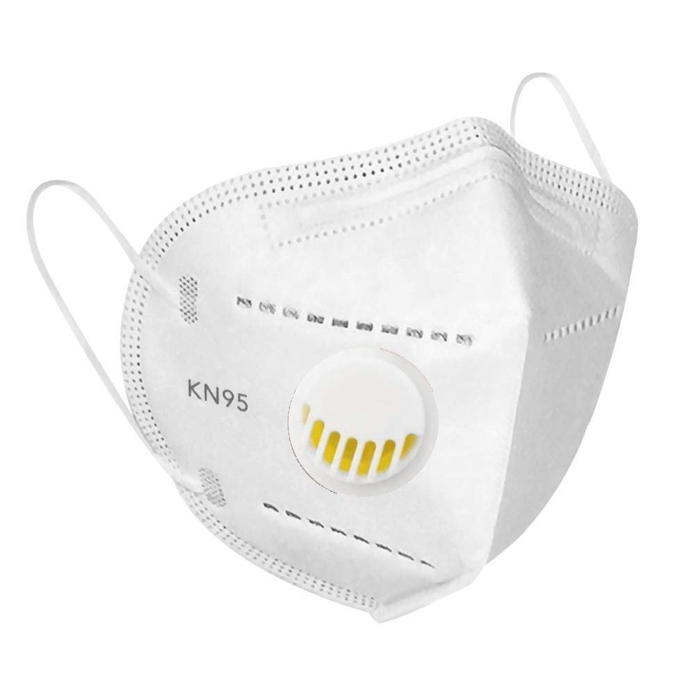 KN95 Anti-Pollution Face Mask with Respiratory Valve (Pack-1) - Image 2
